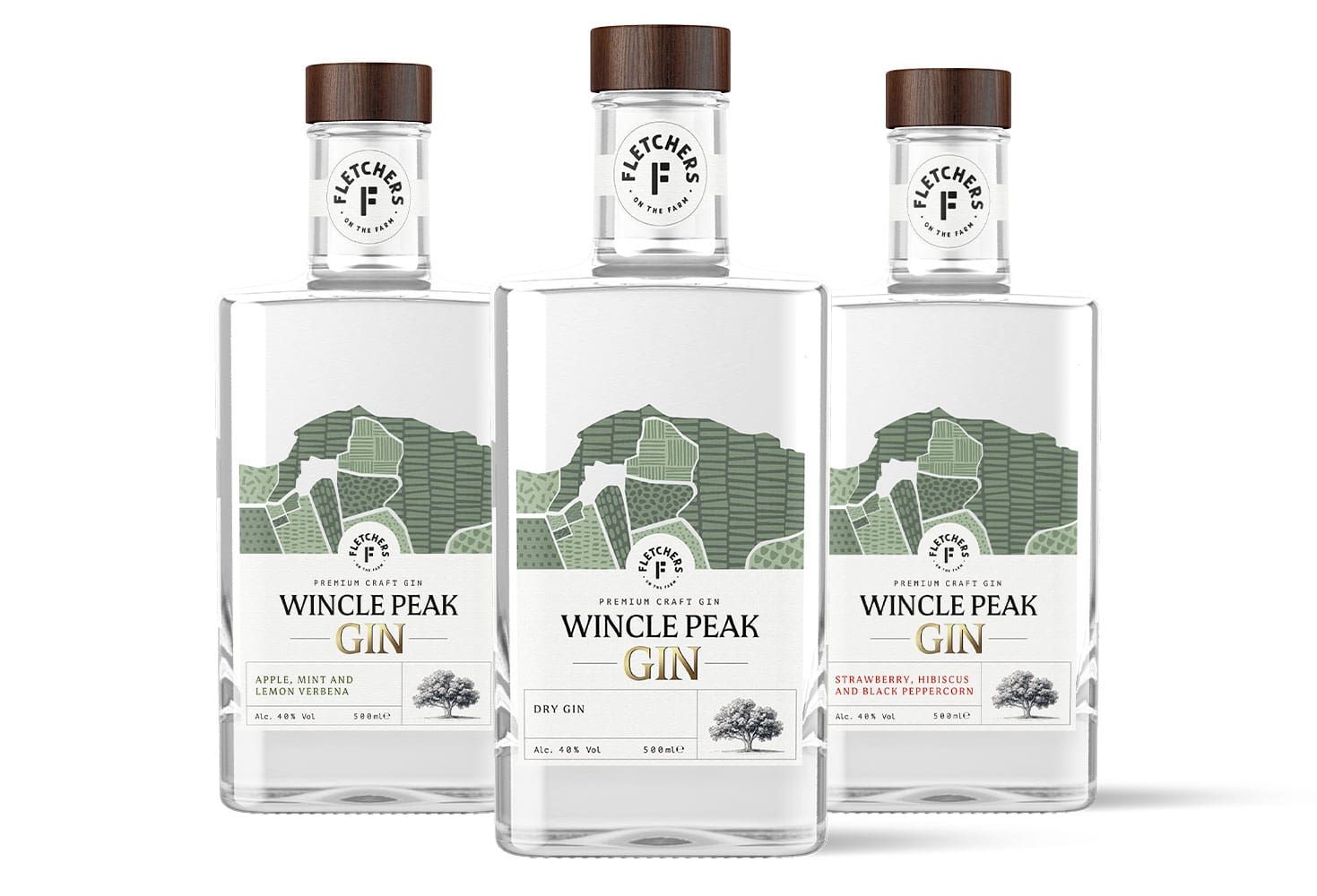 Fletcher’s Wincle Peak Gin Trio Pack | Products | Fletchers on the Farm