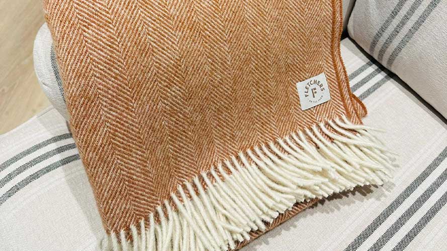 Wool Blanket Bronze Mist | Products | Fletchers on the Farm