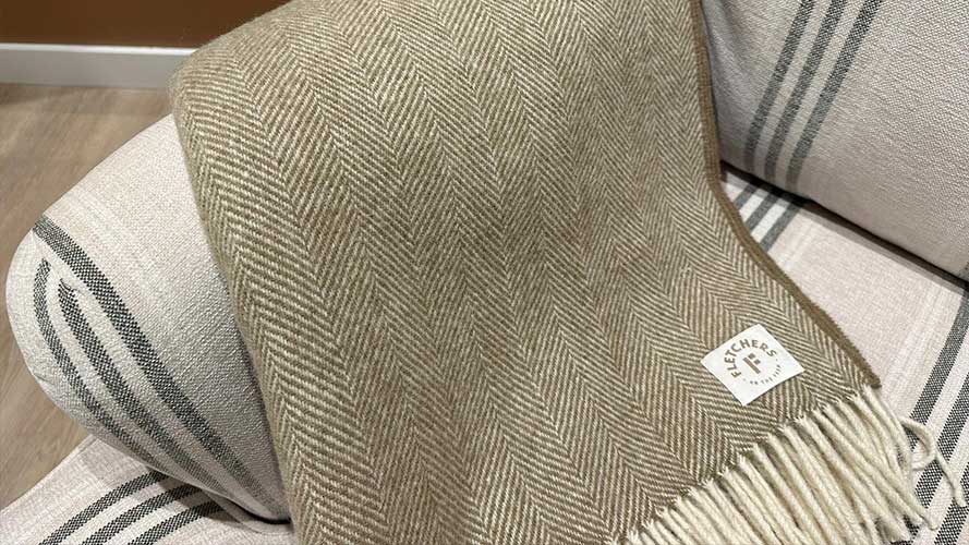 Wool Blanket Moss | Products | Fletchers on the Farm